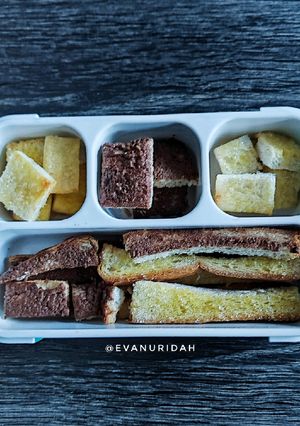 Foto resep Roti Tawar Kering Air Fryer | Bekal anak