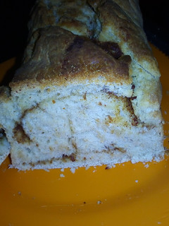 A picture of Cinnamon bread #myhomemadebread.