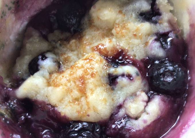Easiest Way to Prepare Any-night-of-the-week Blueberry yoghurt mug muffin❤️🫐