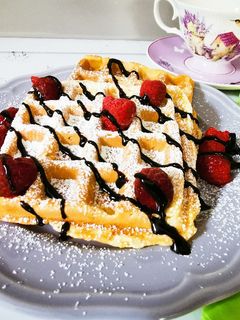 Gofri, glutén és tejmentesen recept fotója