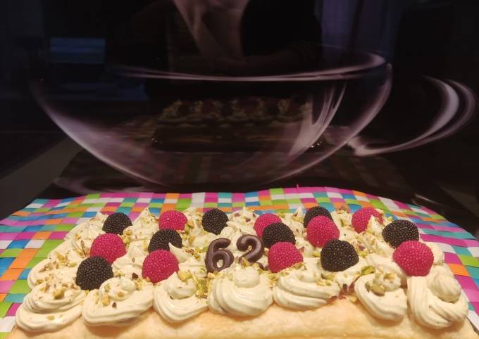 Dolce sfoglia alla crema di pistacchio