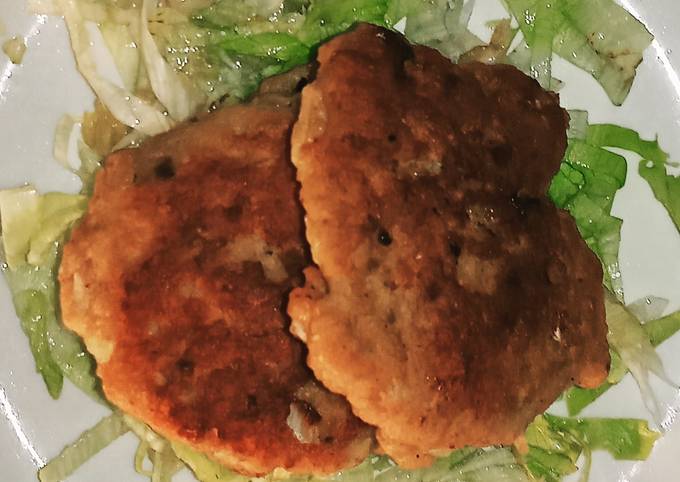 Cara Bikin Daging kebab burger/chicken patty/, Enak Banget