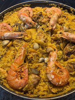 Una foto de Paella de marisco 🦐