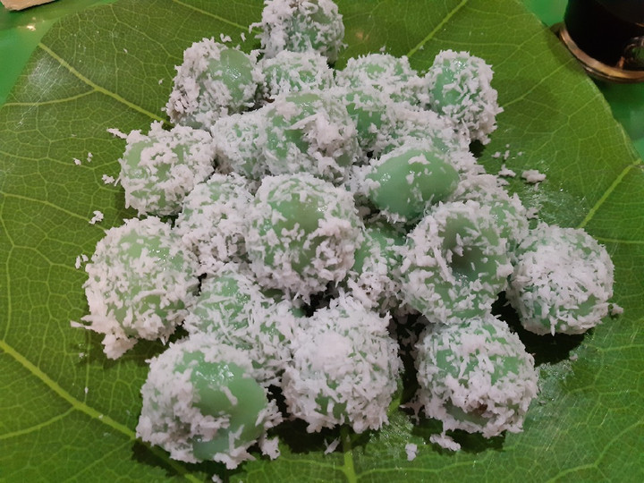 Resep KLEPON ISI GULA AREN sedernaha Simpel