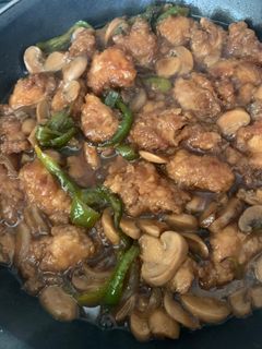 Una foto de Pechuga de pollo con soja