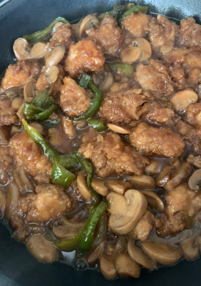 Una foto de Pechuga de pollo con soja
