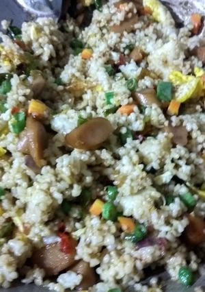 Foto resep Nasi goreng warna warni