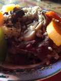 Sopa con puchero de caracú y verduras