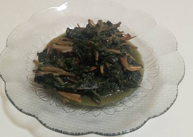 Cara Buat Tumis daun ubi ikan teri Untuk Pemula