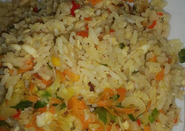 Steps to Make Quick Coconut fried rice | Satisfyingrecipe.web.app