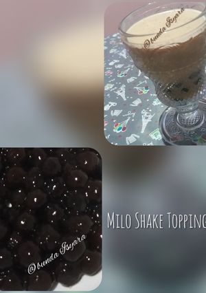 Foto resep Milo Shake Topping Boba