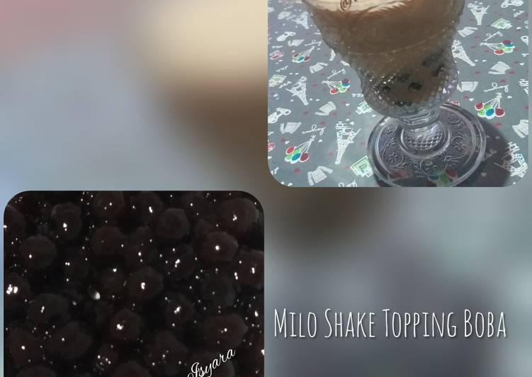 Milo Shake Topping Boba