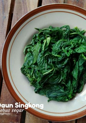 Foto resep Daun Singkong Rebus