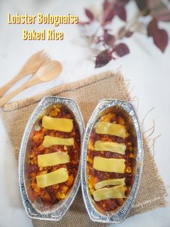 Foto resep Lobster Bolognaise Baked Rice