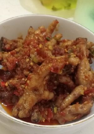 Foto resep Ceker Mercon Simple