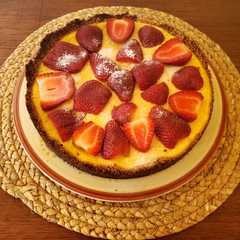 Una foto de Cheesecake sin Azúcar sin gluten