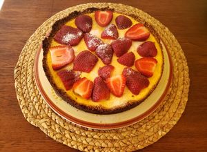 Una foto de Cheesecake sin Azúcar sin gluten