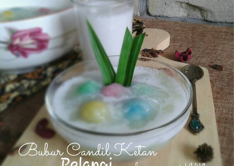 Resep Bubur Candil Ketan Pelangi, Enak