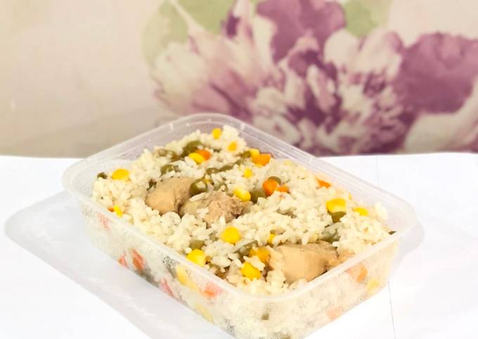 Resep Nasi Campur Ayam Sayur Rice Cooker Oleh Dilla Wahab Cookpad