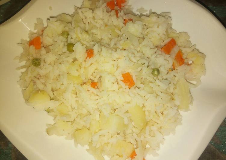 How to Prepare Award-winning White rice with veggies Cooking Basics for Newbies