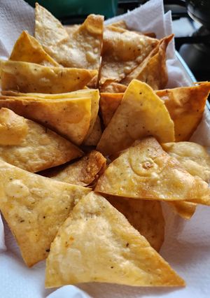 Una foto de Totopos caseros