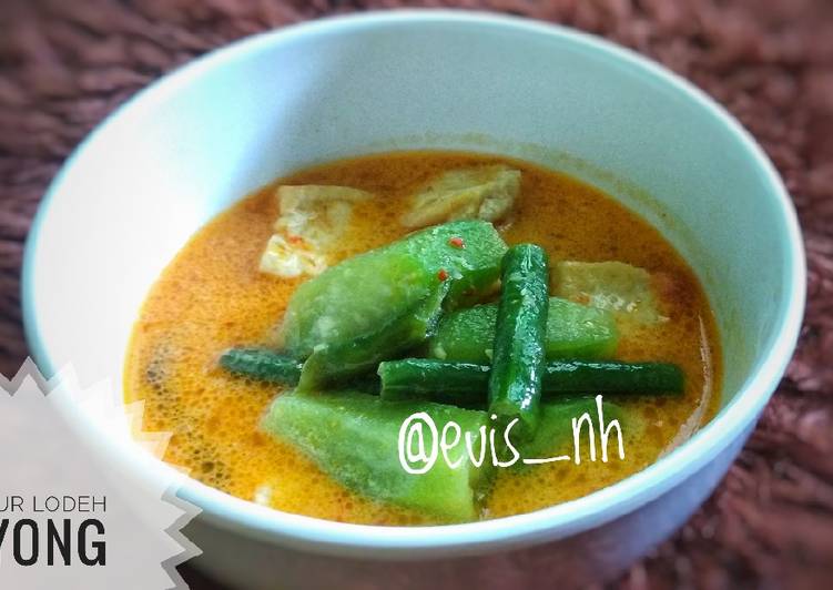 Sayur lodeh oyong tahu