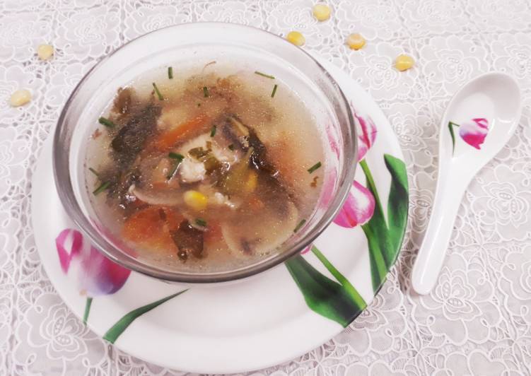 Recipe of Quick Chicken haam chhoy soup
