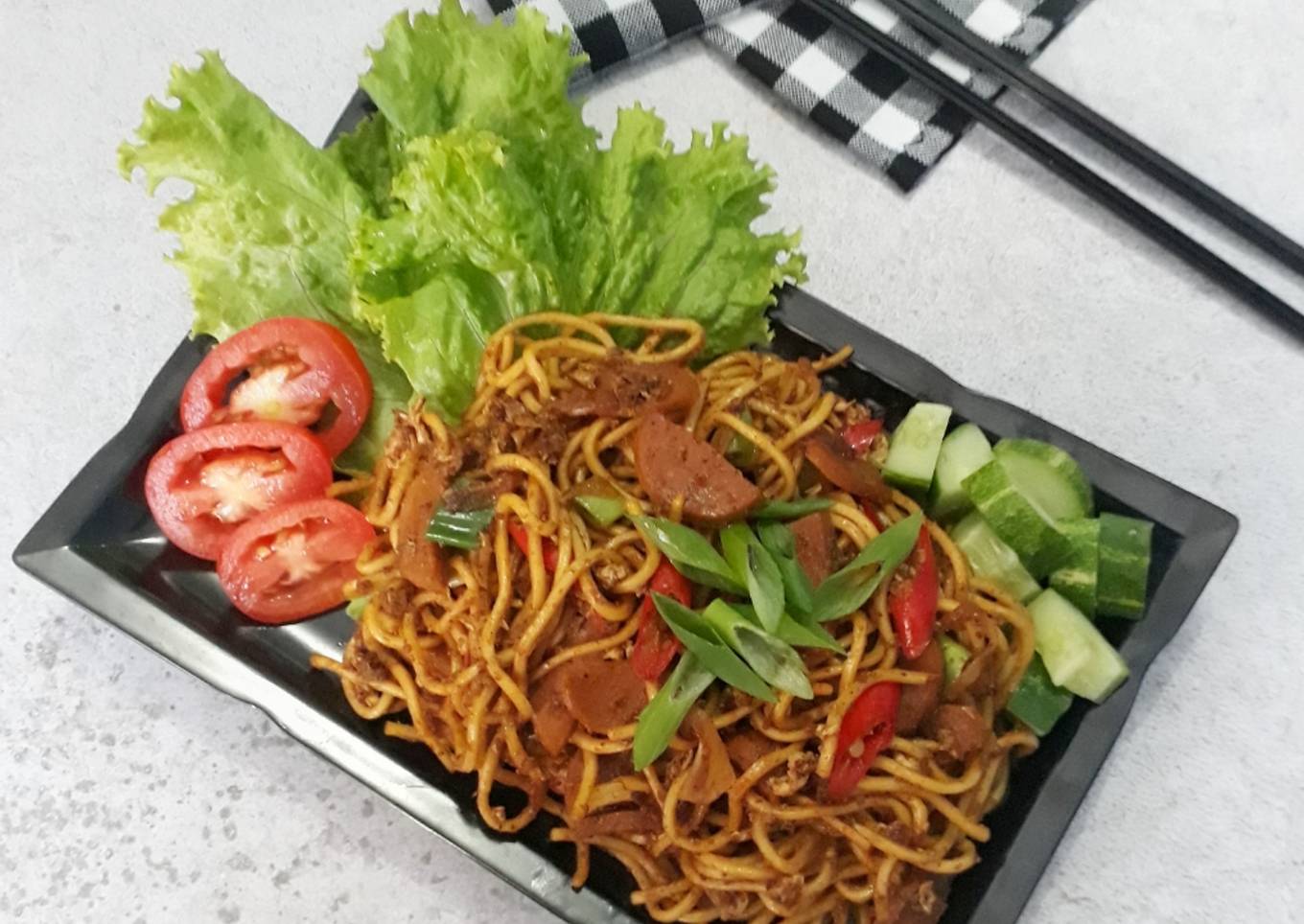 Mie Goreng Bumbu Rendang