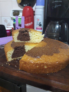 Una foto de Torta marmolada