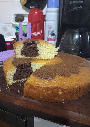 Una foto de Torta marmolada