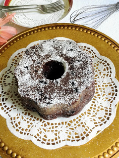 A picture of Eggless Butterless Bottle Gourd Cocoa Cake.