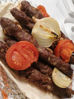 صورة لوصفة كباب مشوي بالفرن