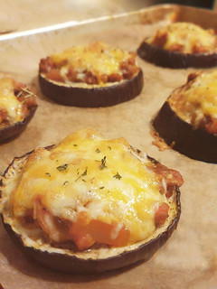 減醣也好吃-焗烤茄片 Low-Carb Baked Eggplant Slices 的食譜成品照片
