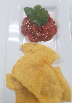 A picture of Spicy Tuna Tartar.