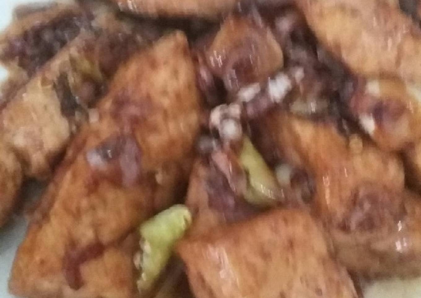 Tahu bumbu kecap