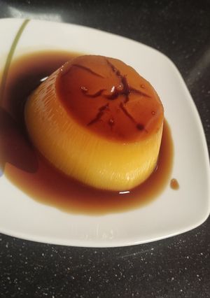 Una foto de Flan de naranja en Mambo