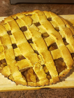Una foto de Kuchen de Manzana