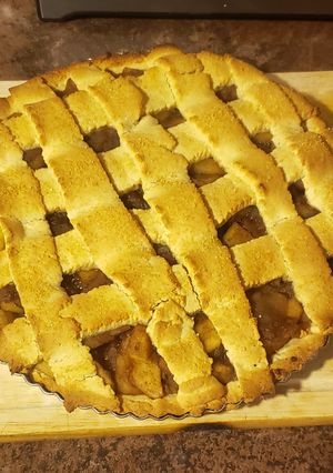 Una foto de Kuchen de Manzana