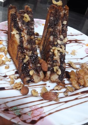 A picture of Chocolate sandwich.