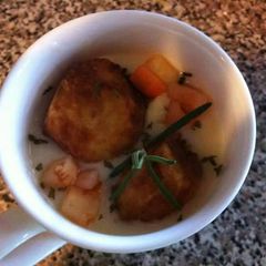 A picture of Cream of Shrimps.