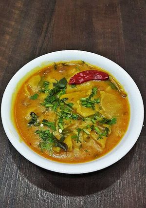 A picture of Dal Dhokli/ Varan Chikhlya/ Varanatil Fal.