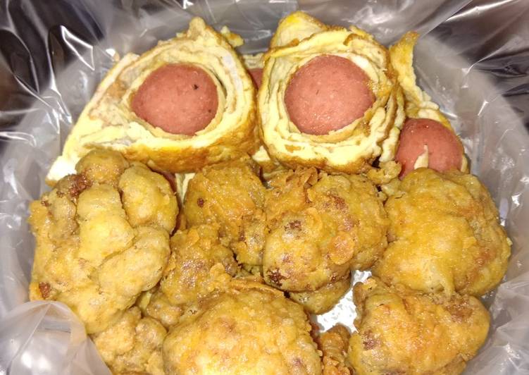 Sausage egg roll (Lunch box suami part 6b)