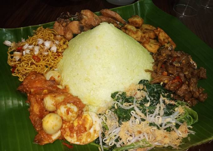 Resep Nasi Tumpeng Rice Cooker Oleh Idah Cookpad