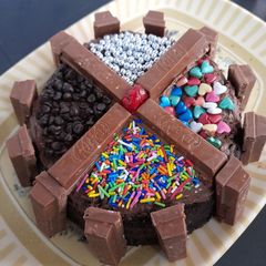 A picture of Microwave Chocolate cake.