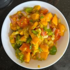 A picture of Tota puri Mango Salsa.