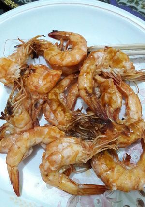 Foto resep Udang bakar pedas