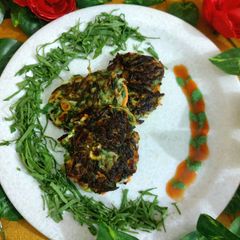 A picture of Vegetable pancake.