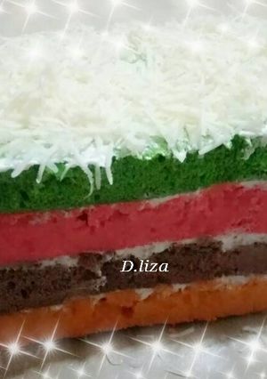 Foto resep Rainbow cake