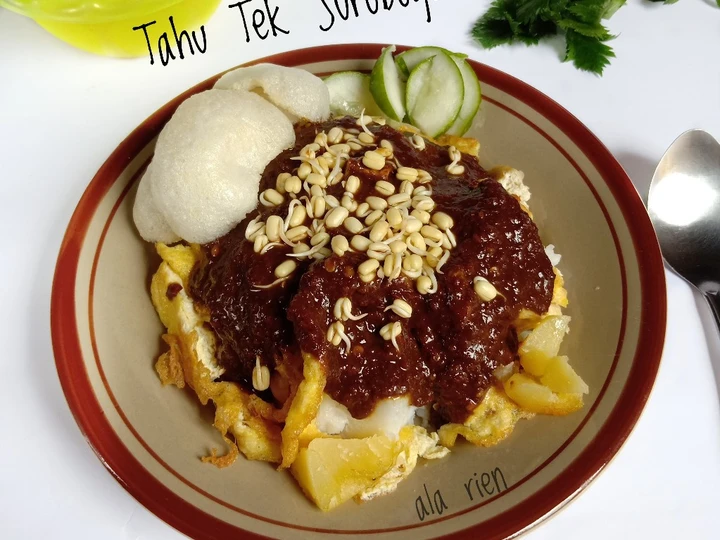 Cara Gampang Membikin Resep Tahu Tek / Tahu Telur Surabaya yang Bikin Ngiler Anti Ribet, Uenak Banget