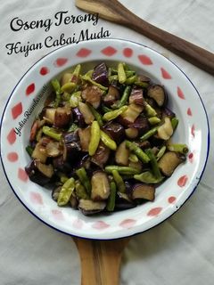 Foto resep 84. Tumis Terong Hujan Cabai Muda